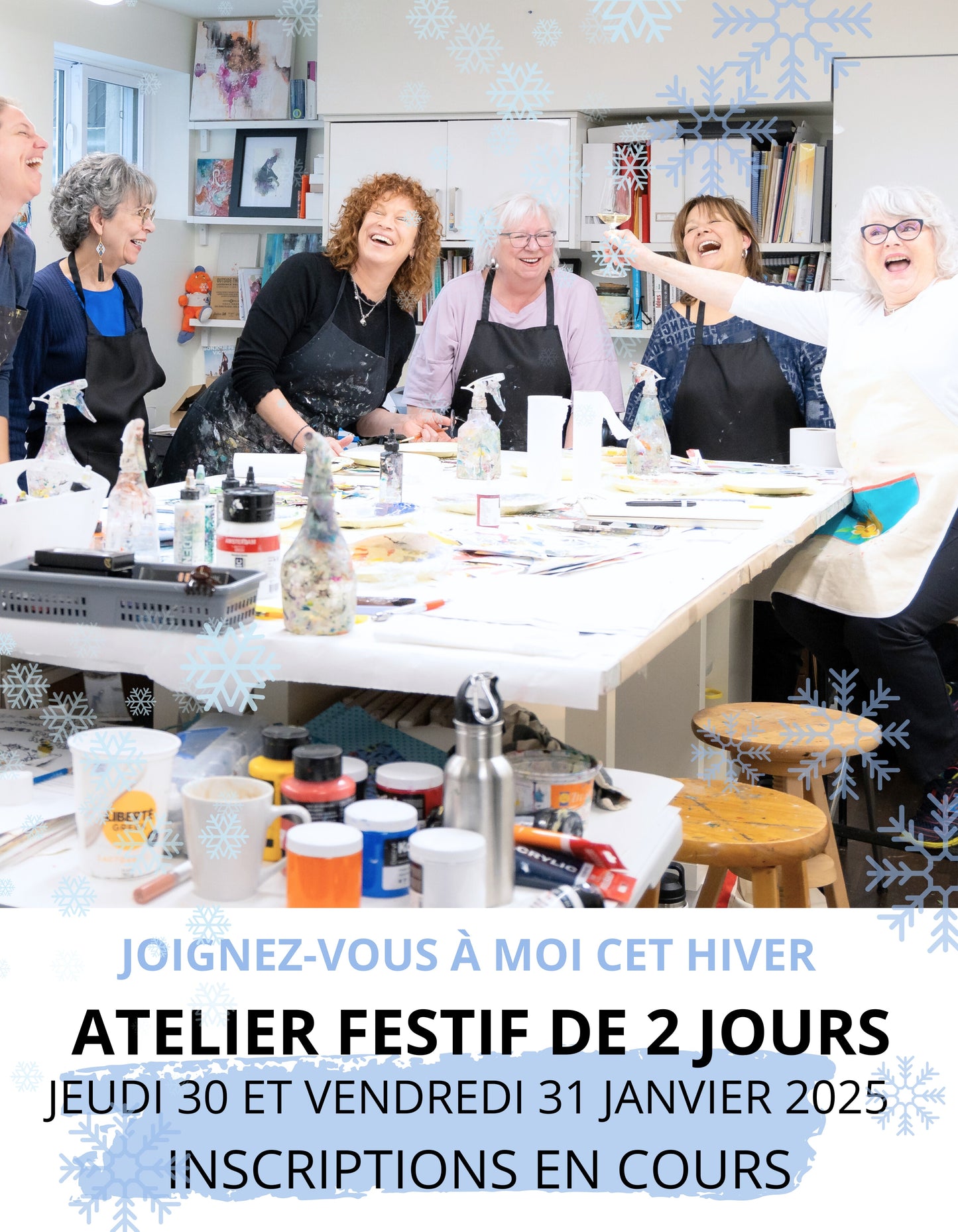 Atelier festif d'hiver:  jeudi 30 et vendredi 31 janvier 2025